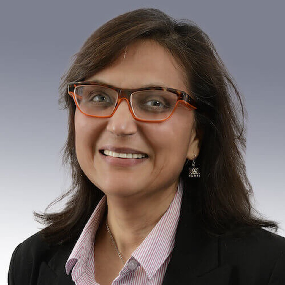 A headshot of Dr. Rajni Goel, a member of the Howard Online MBA faculty